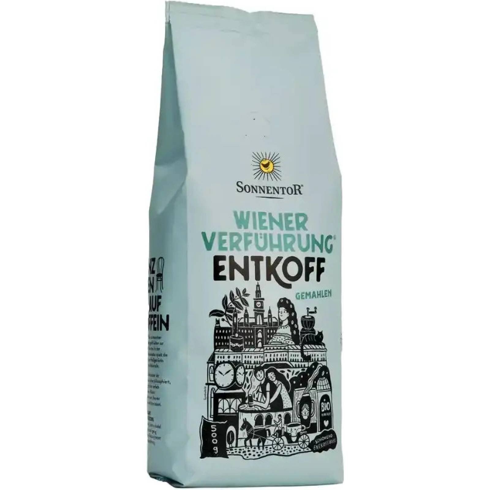 Sonnentor Vídeňské pokušení bez kofeinu mletá 0,5 kg